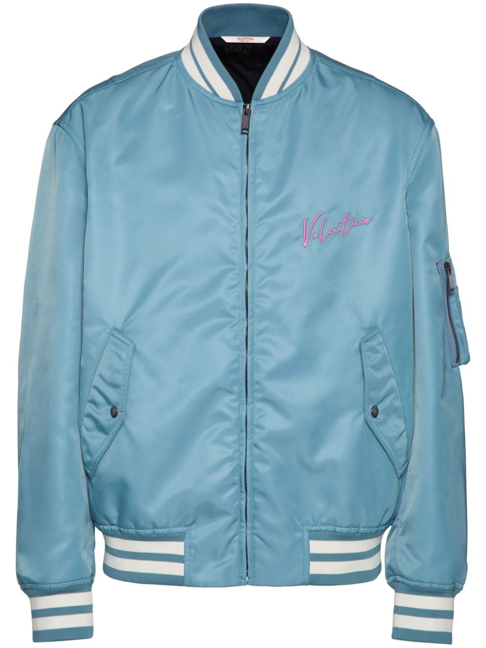 Valentino VALENTINO- Vlogo Signature Nylon Bomber Jacket