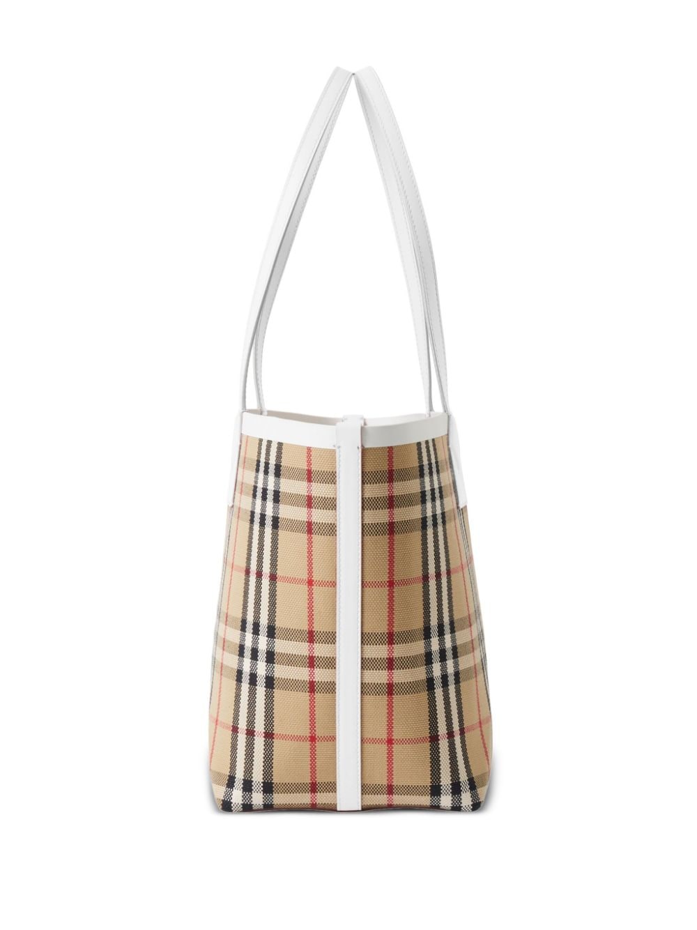 Burberry BURBERRY- Check Motif Small Tote Bag