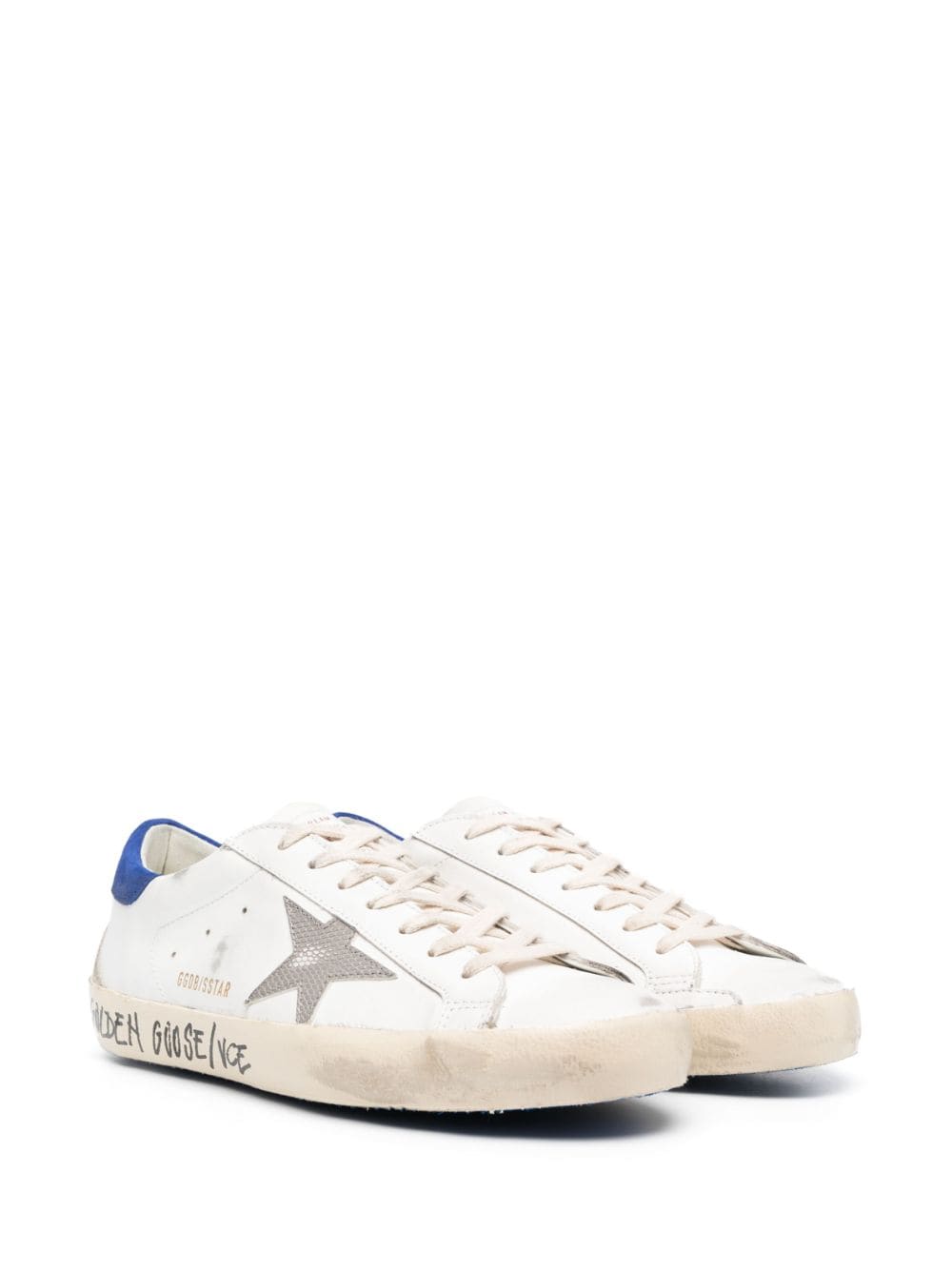 Golden Goose GOLDEN GOOSE- Super-star Leather Sneakers