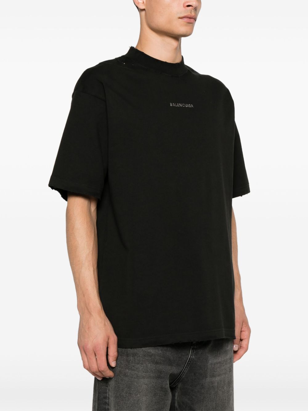 Balenciaga BALENCIAGA- Logo Cotton T-shirt