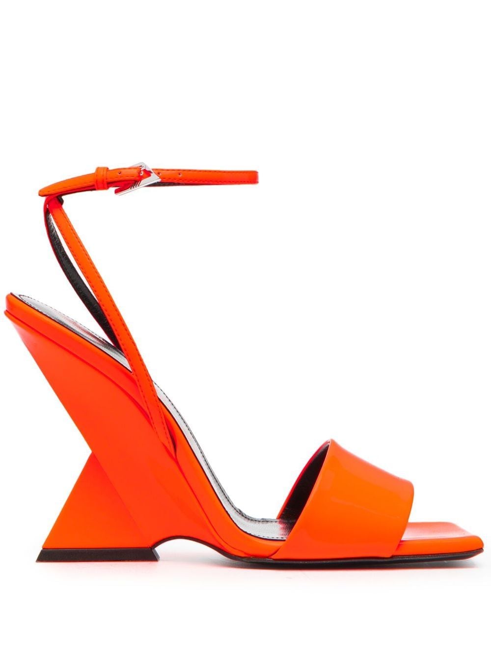 The Attico THE ATTICO- Cheope Synthetic Patent Sandals