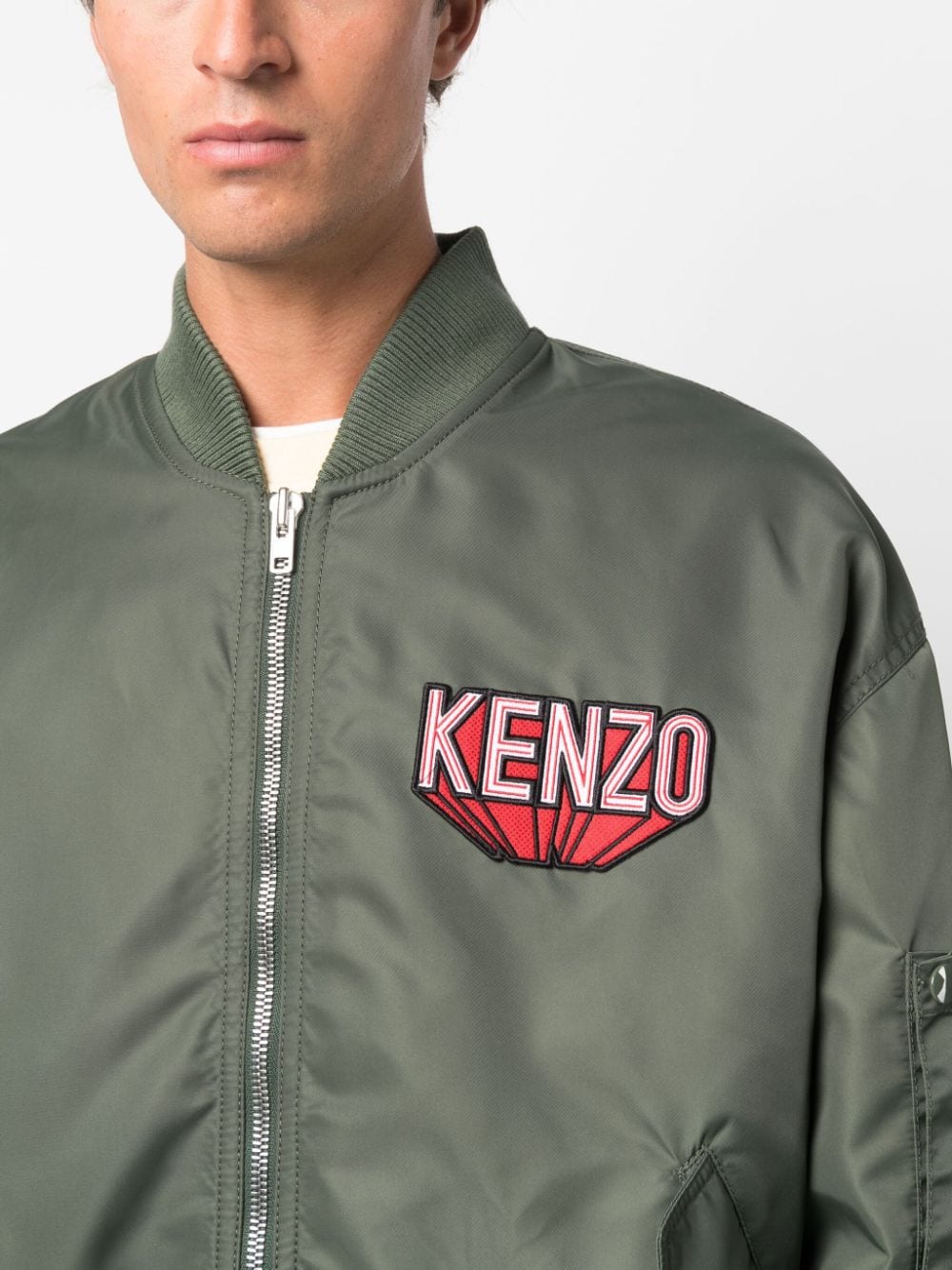 Kenzo KENZO- Kenzo 3d Flight Nylon Bomber Jacket