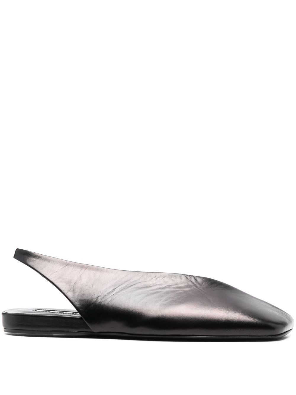 Jil Sander JIL SANDER- Leather Slingback Ballet Flats