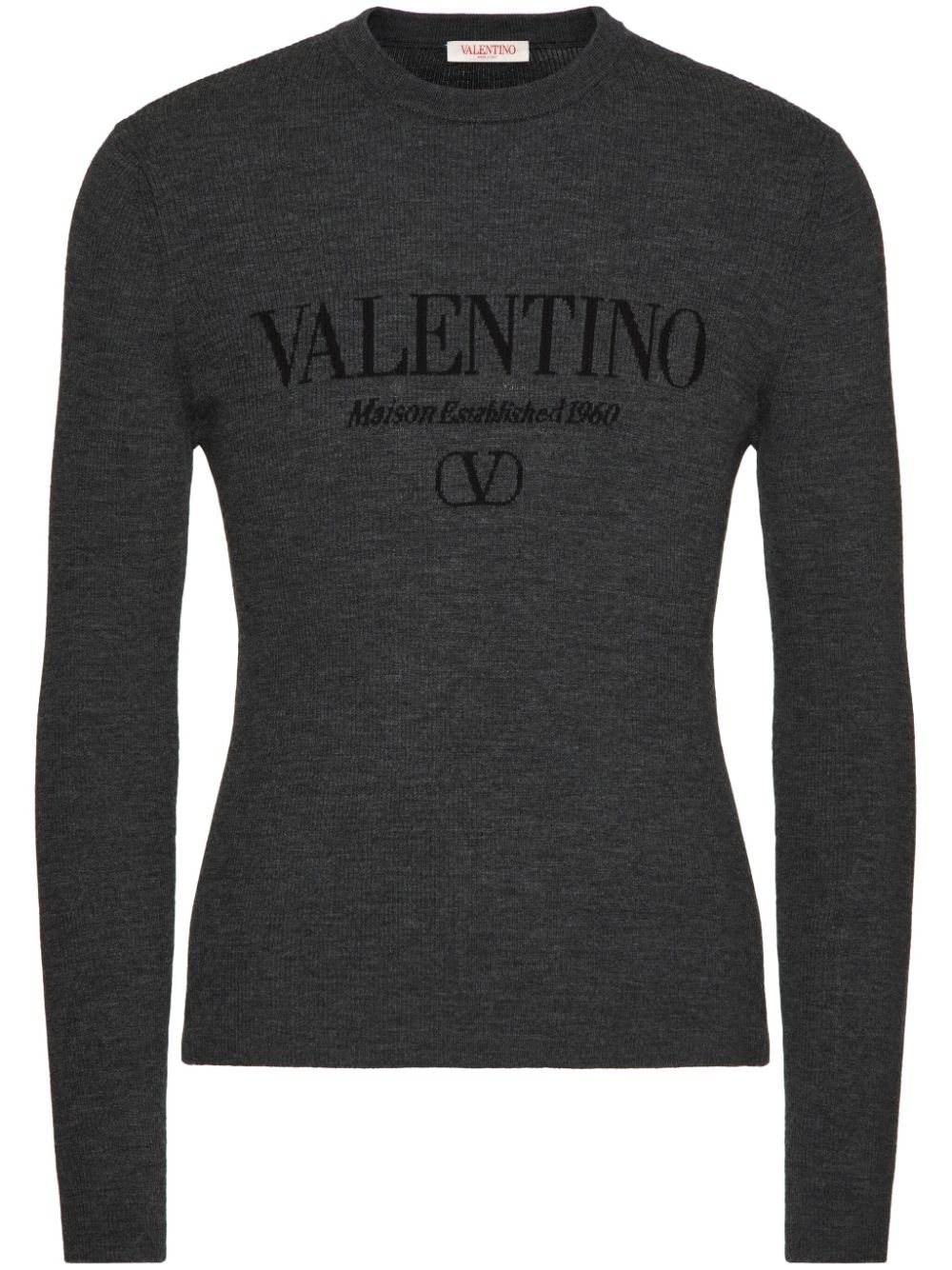 Valentino VALENTINO- Logo Wool Crewneck Sweater