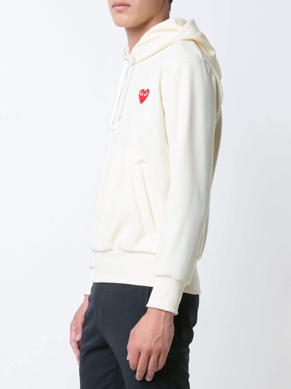 Comme Des Garçons Play COMME DES GARCONS PLAY- Logo Cotton Hoodie