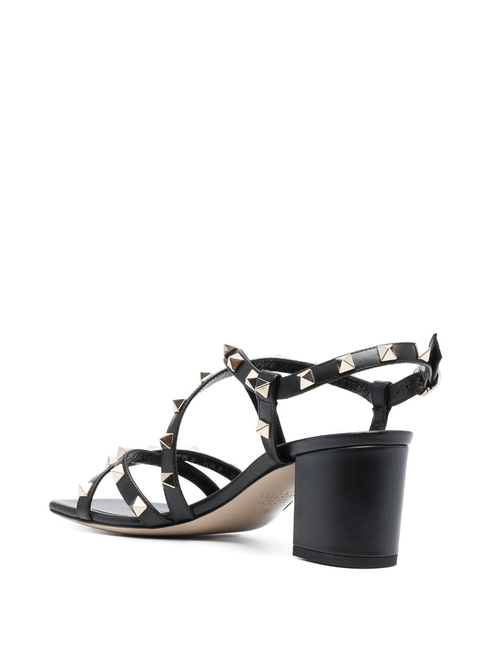 VALENTINO GARAVANI VALENTINO GARAVANI- Rockstud Leather Heel Sandals