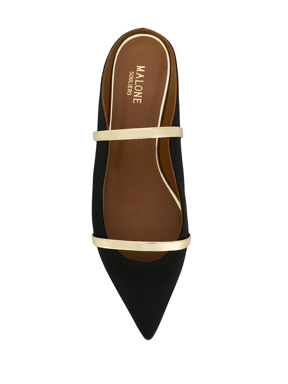 Malone Souliers MALONE SOULIERS- Maureen Satin Flat Mules