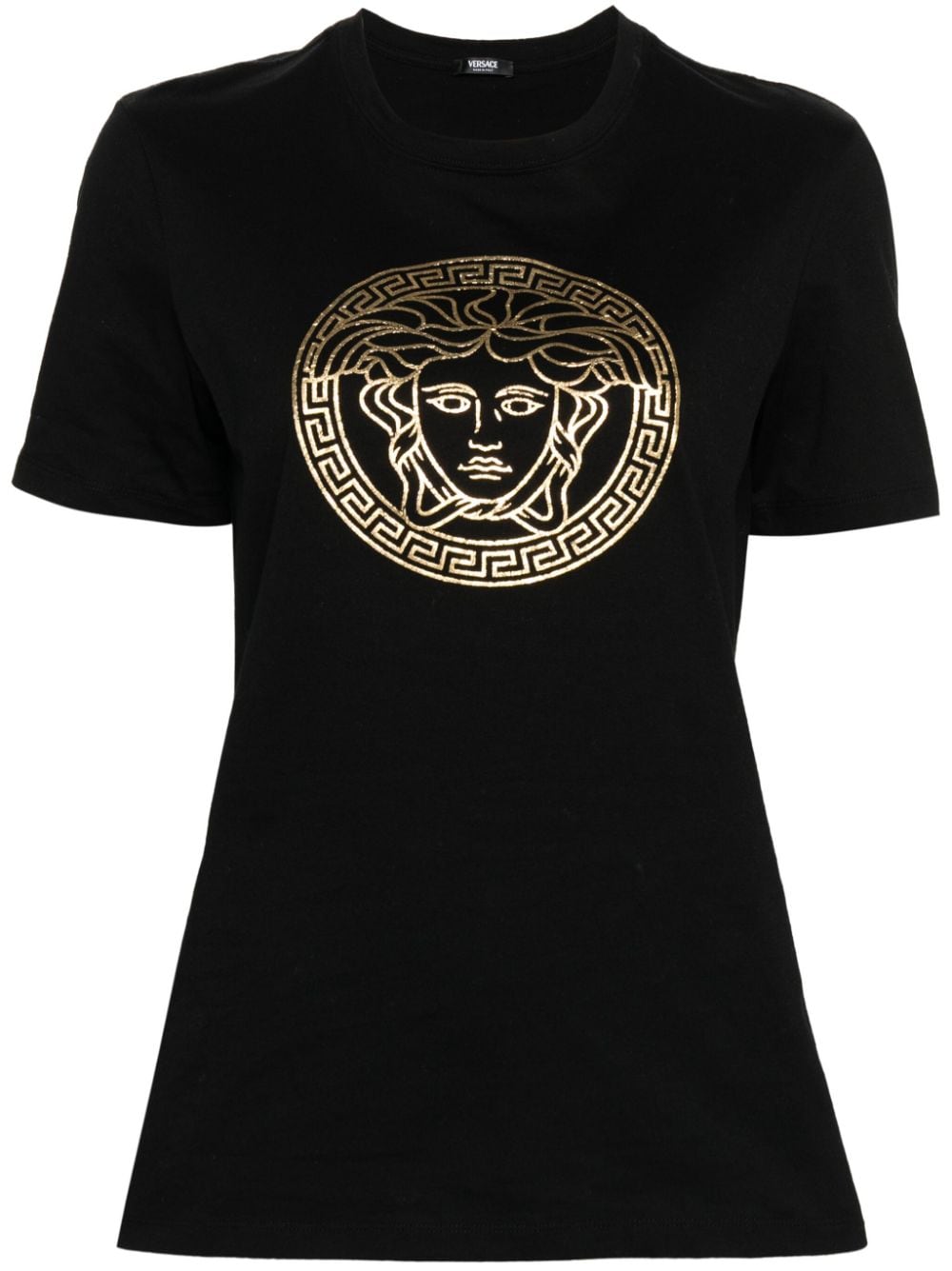 Versace VERSACE- Logo Cotton T-shirt