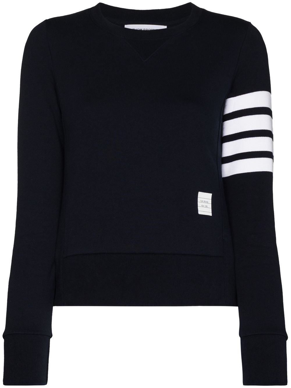 Thom Browne THOM BROWNE- 4-bar Cotton Crewneck Sweatshirt