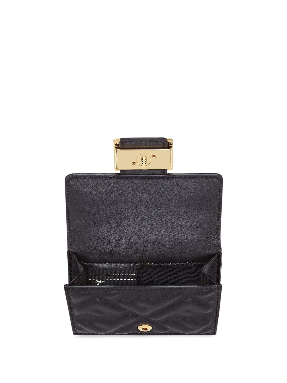 FENDI FENDI- Baguette Leather Trifold Wallet