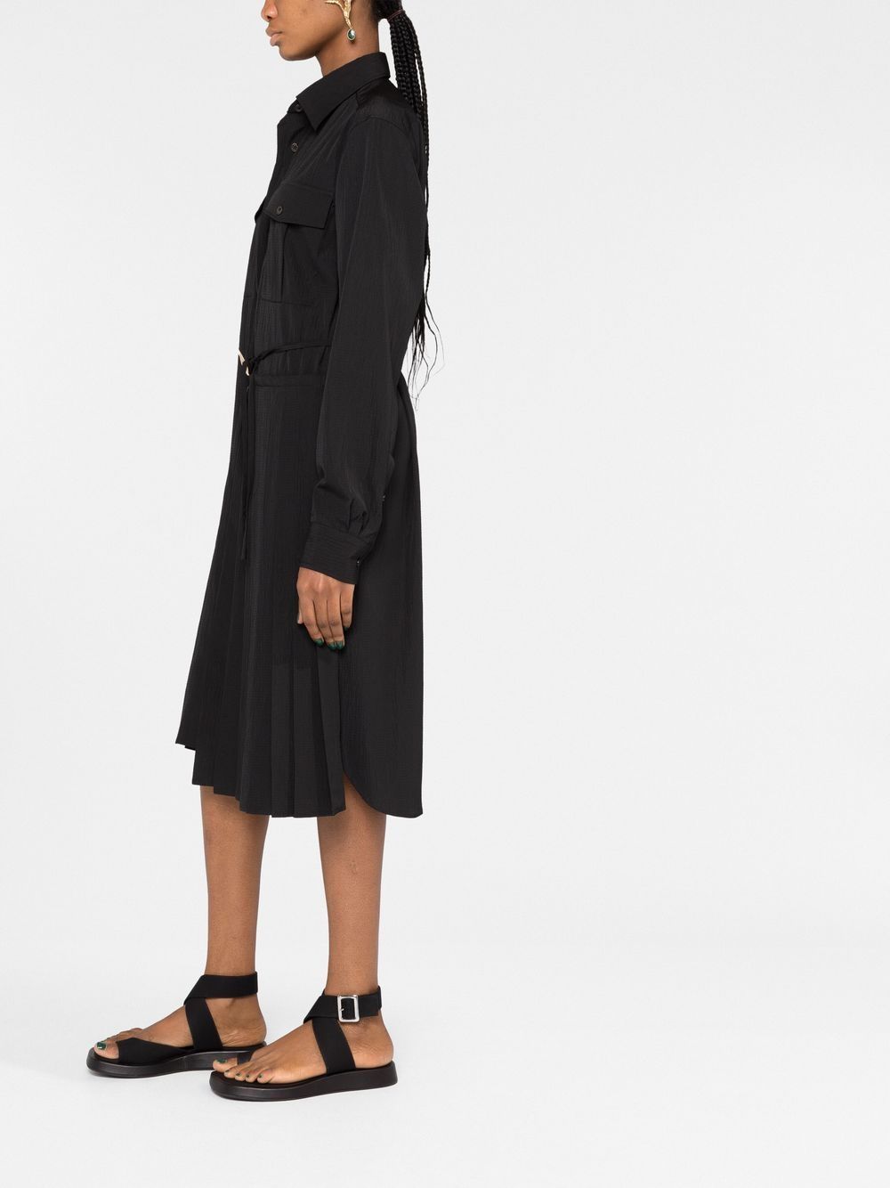 Dries Van Noten DRIES VAN NOTEN- Asymmetric Midi Dress