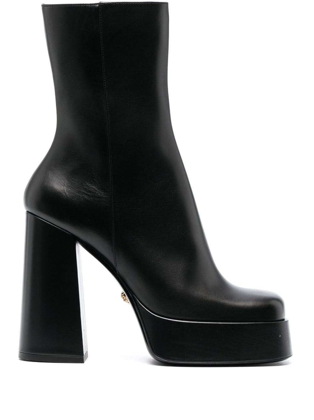 Versace VERSACE- Medusa Aevitas Leather Platform Boots