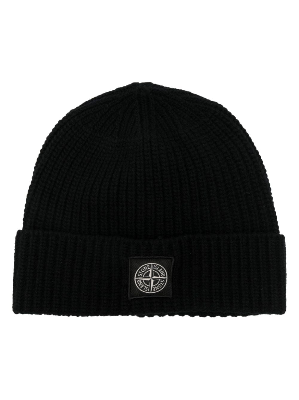 Stone Island STONE ISLAND- Logo Wool Beanie