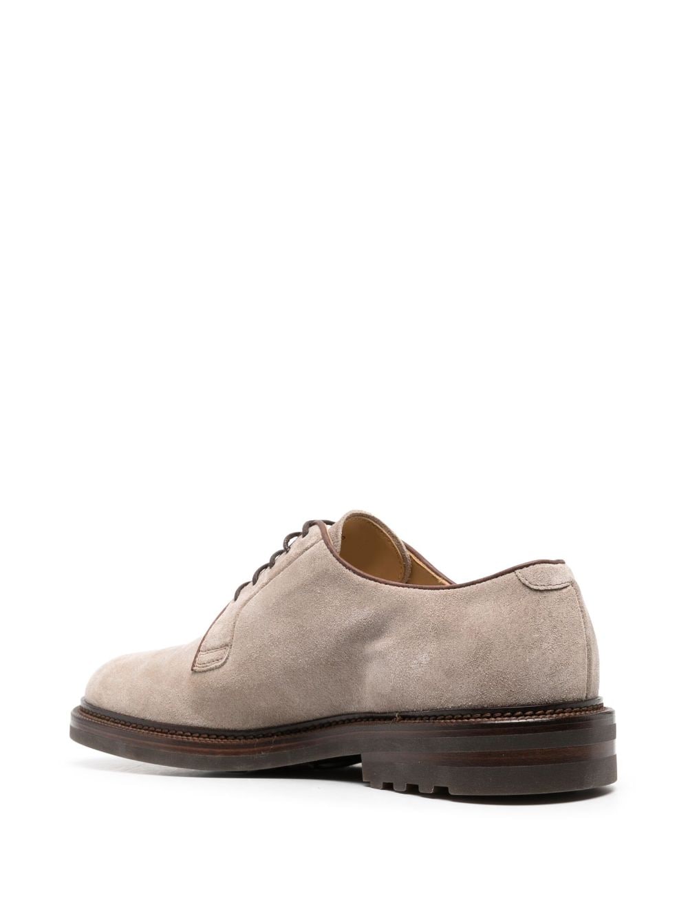 Brunello Cucinelli BRUNELLO CUCINELLI- Suede Leather Derby Shoes