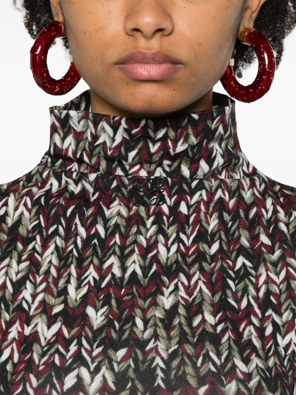 Loewe LOEWE- Jersey Turtleneck Sweater