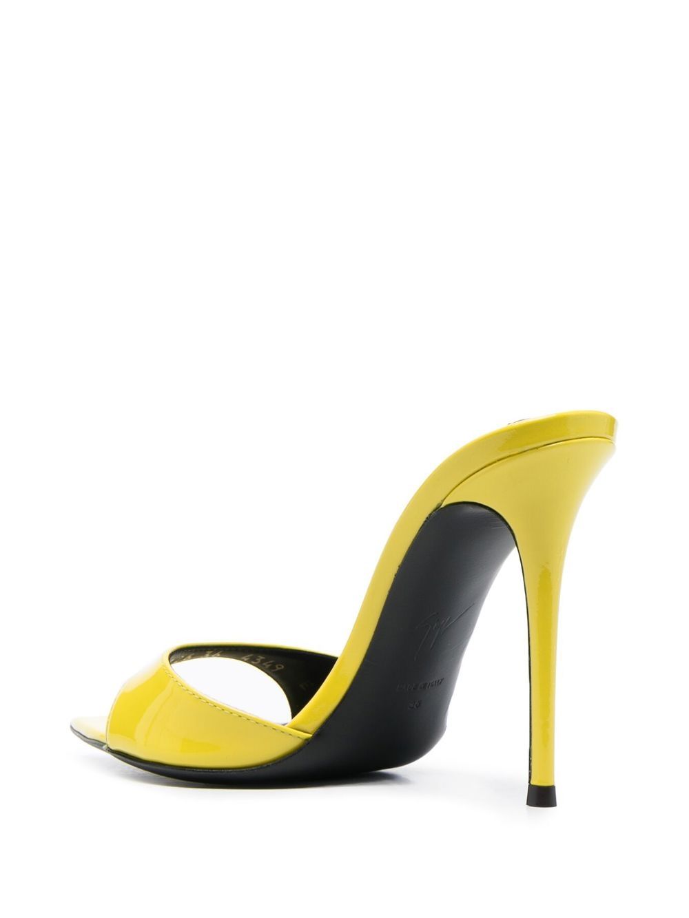 Giuseppe Zanotti Design GIUSEPPE ZANOTTI DESIGN- Intriigo Patent Leather Heel Mules