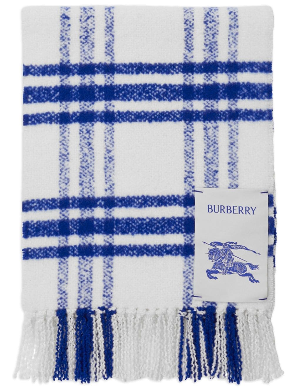 Burberry BURBERRY- Check Motif Wool Scarf