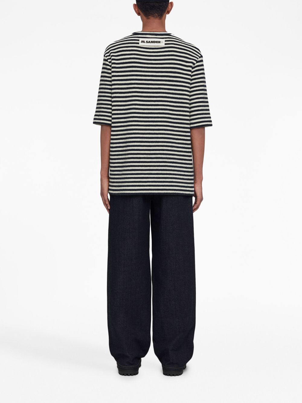 Jil Sander JIL SANDER- Wool Striped T-shirt