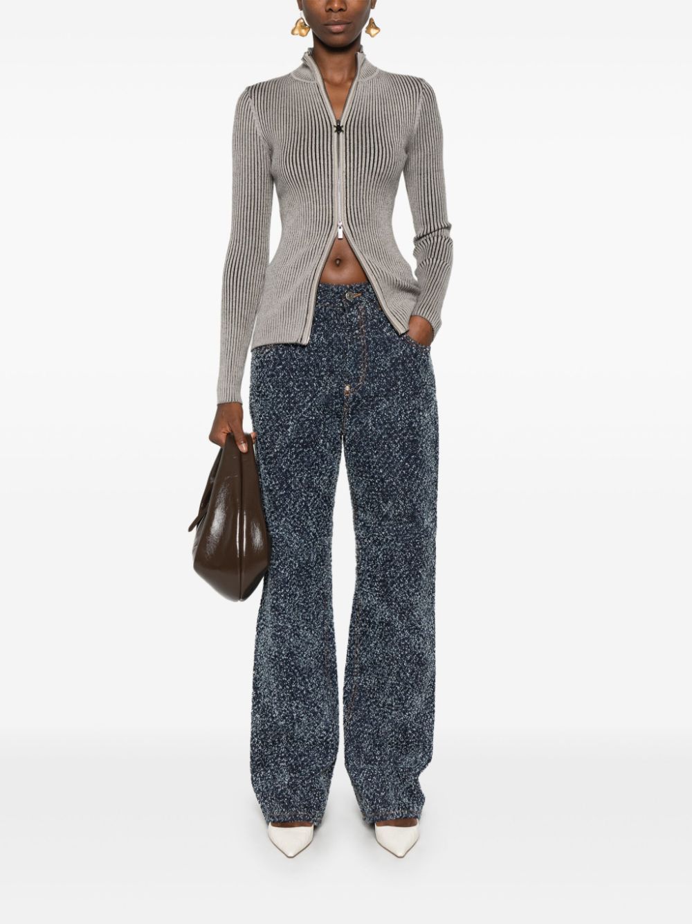 Stella McCartney STELLA MCCARTNEY- Bouclé Denim Jeans