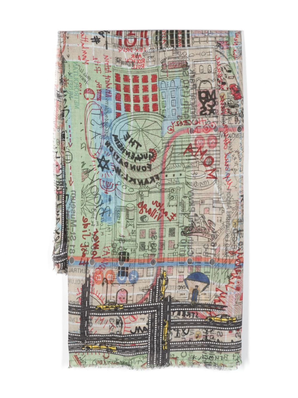 Faliero Sarti FALIERO SARTI- Ny City Modal And Cashmere Blend Stole