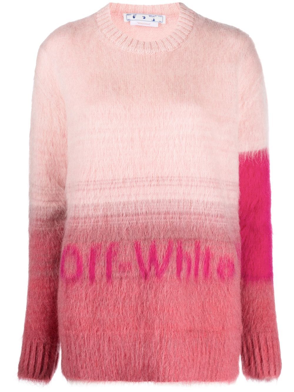 OFF-WHITE OFF-WHITE- Logo Mohair Sweater