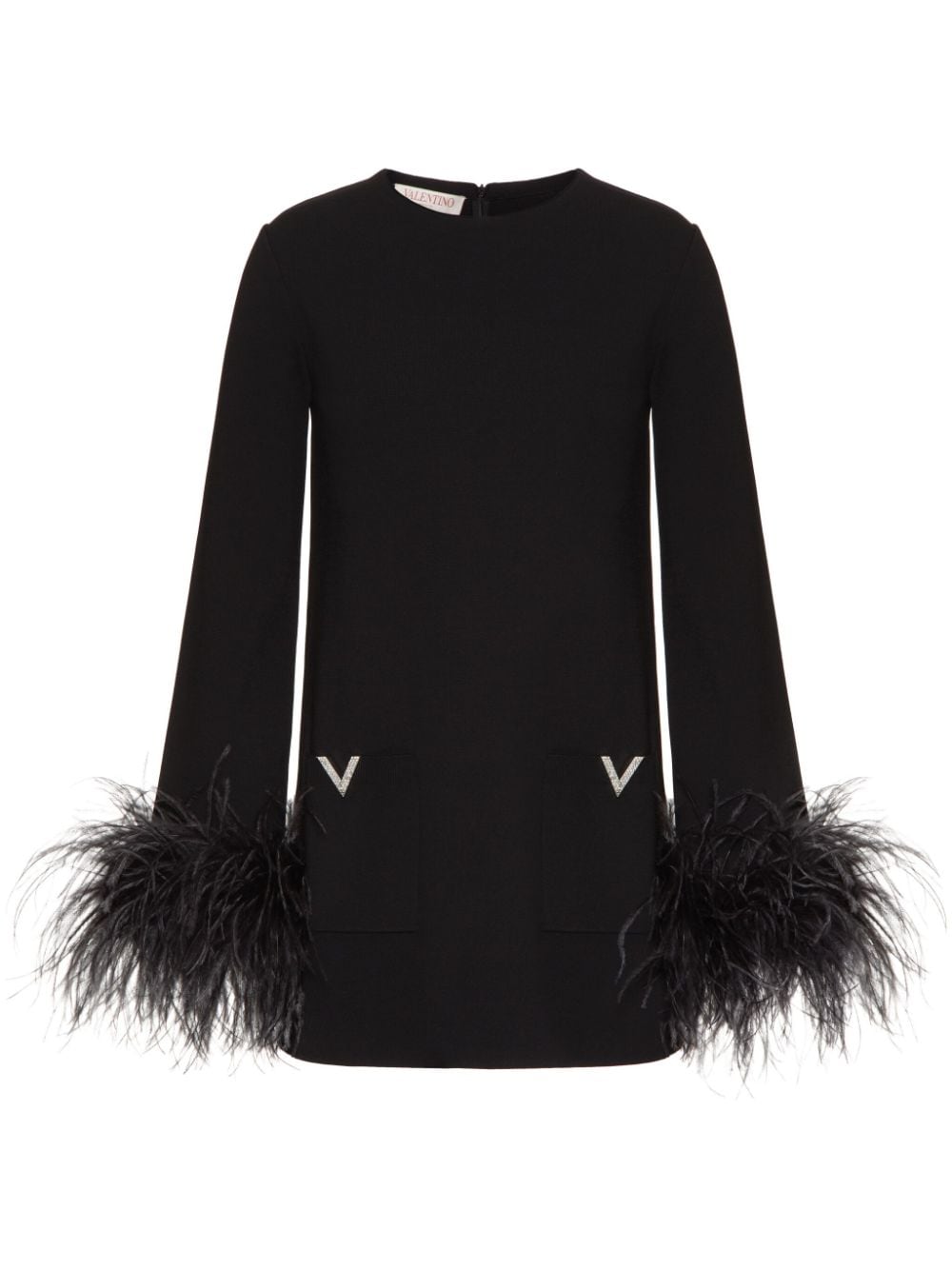 Valentino VALENTINO- Feather Detail Crewneck Sweater