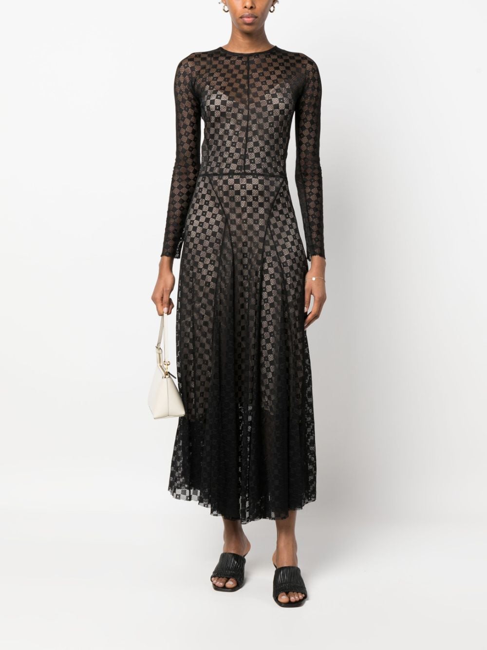 Forte Forte FORTE FORTE- Damier Lace Long Dress