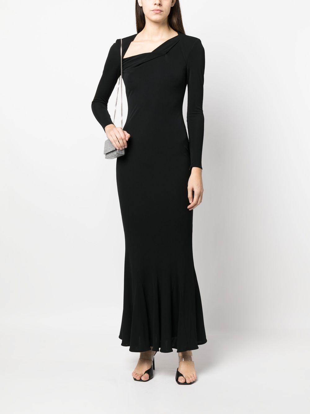 Roland Mouret ROLAND MOURET- Pleated Jersey Maxi Dress