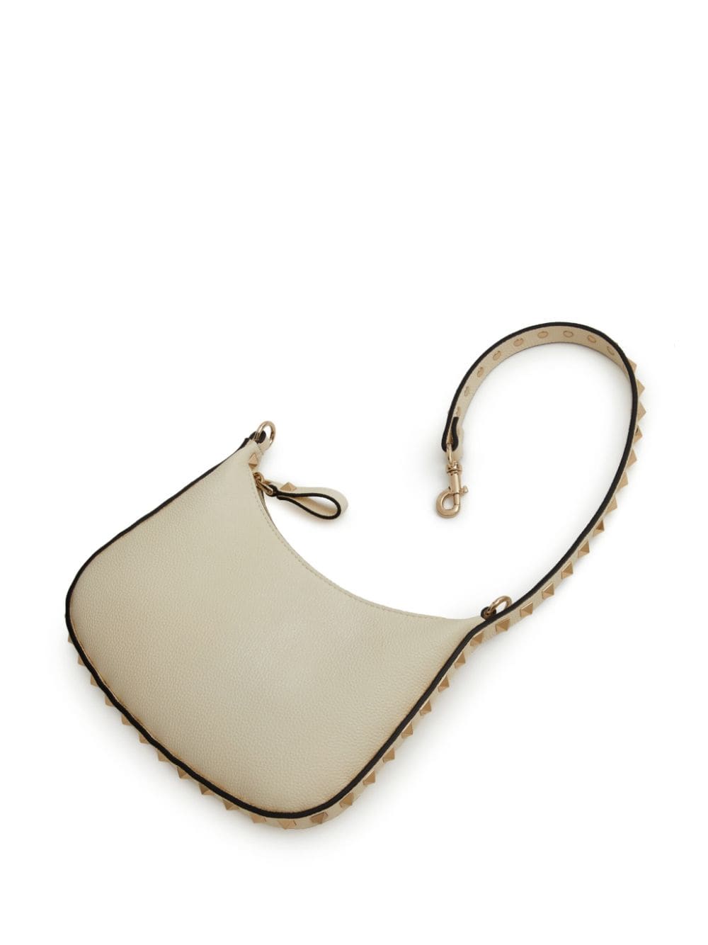 VALENTINO GARAVANI VALENTINO GARAVANI- Rockstud Mini Leather Hobo Bag