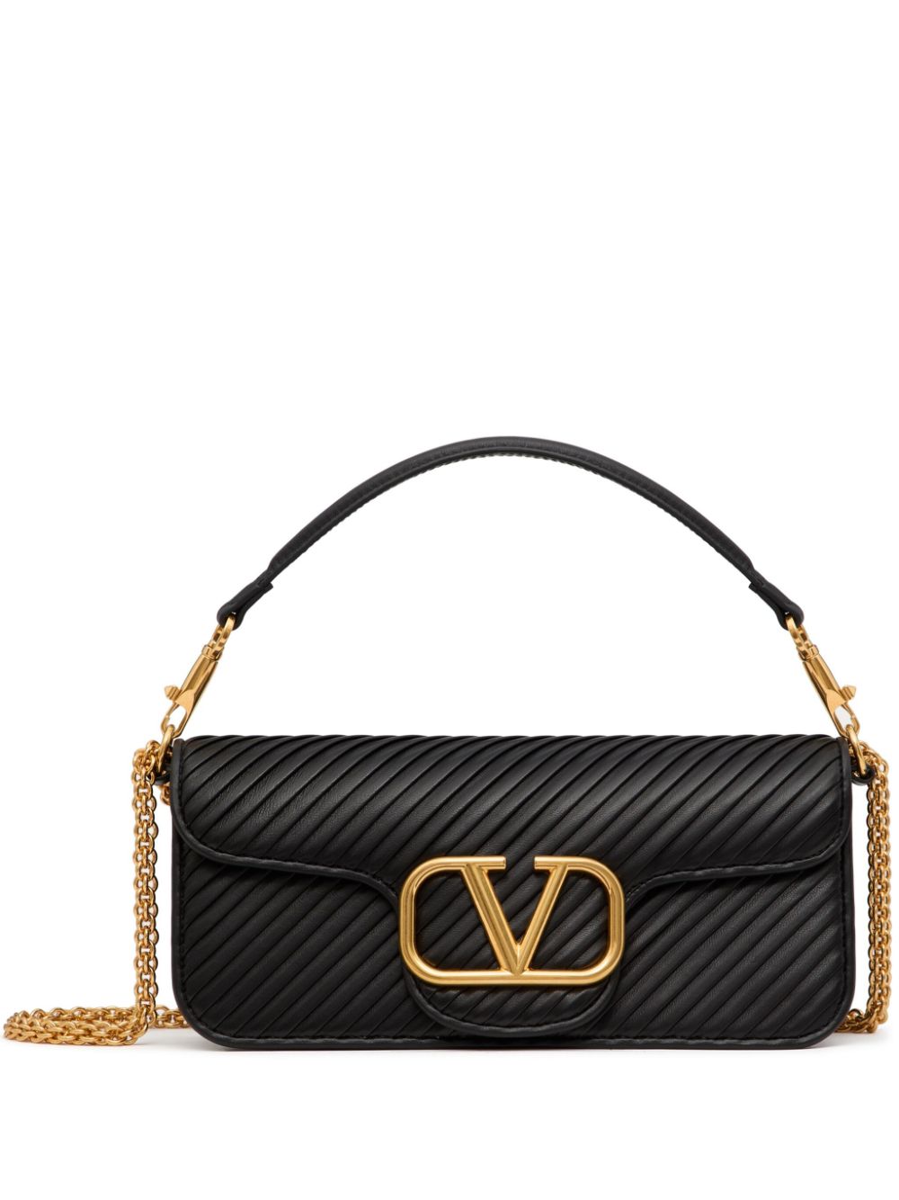 VALENTINO GARAVANI VALENTINO GARAVANI- Locò Leather Shoulder Bag