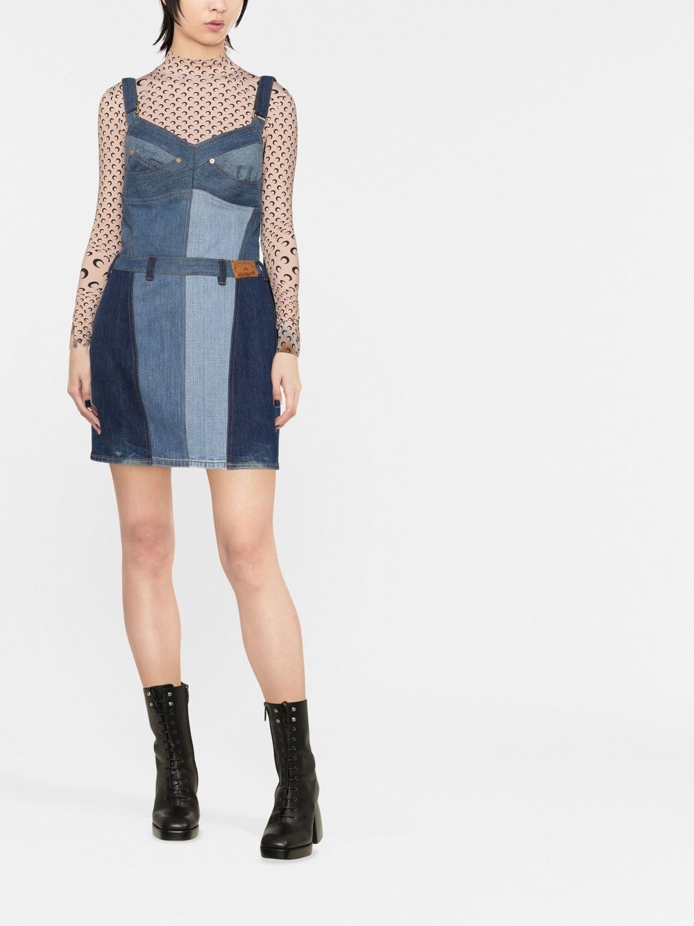 Marine Serre MARINE SERRE- Short Denim Dress