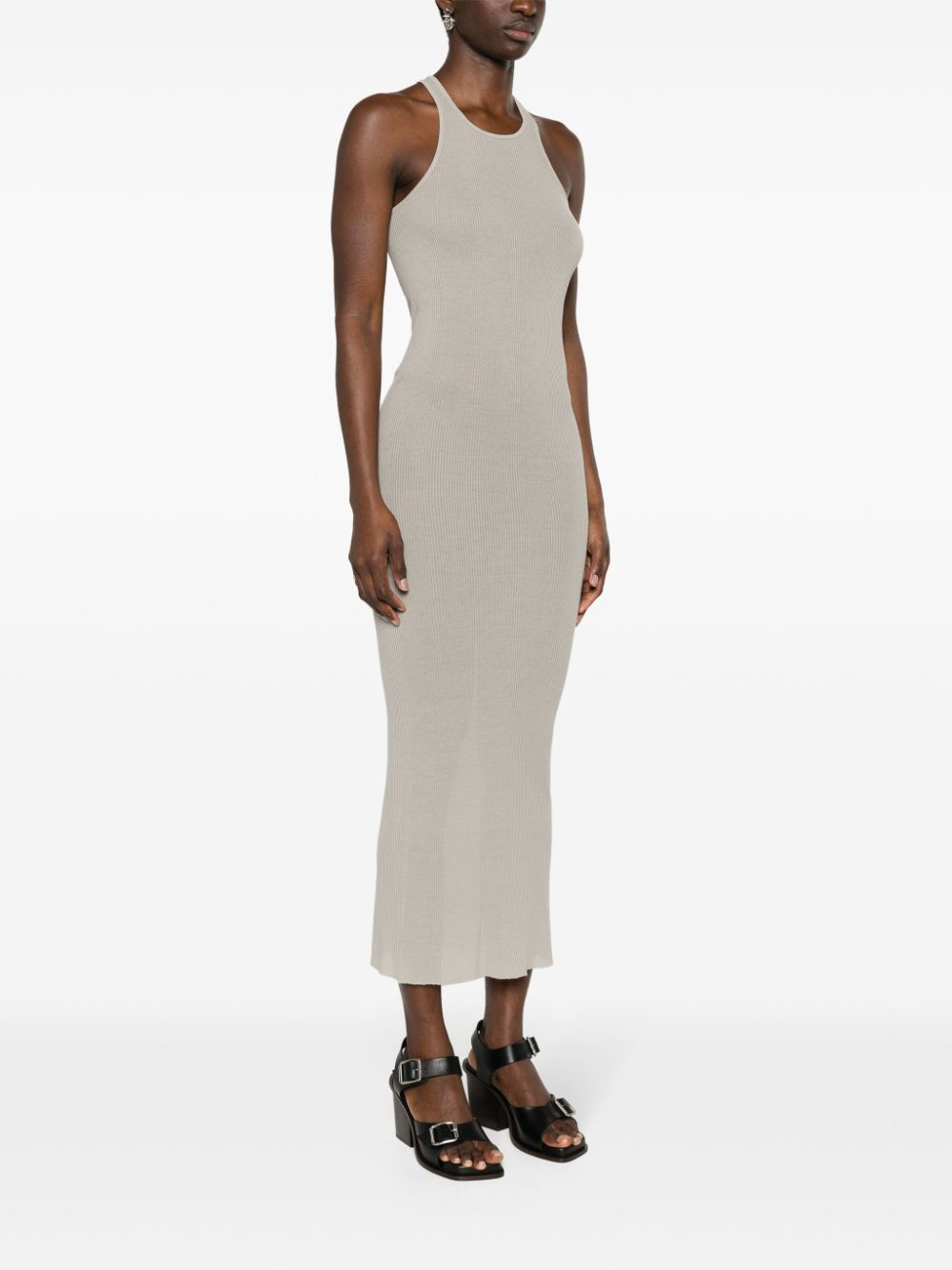 Rick Owens RICK OWENS- Ribbed Midi Tank Dress