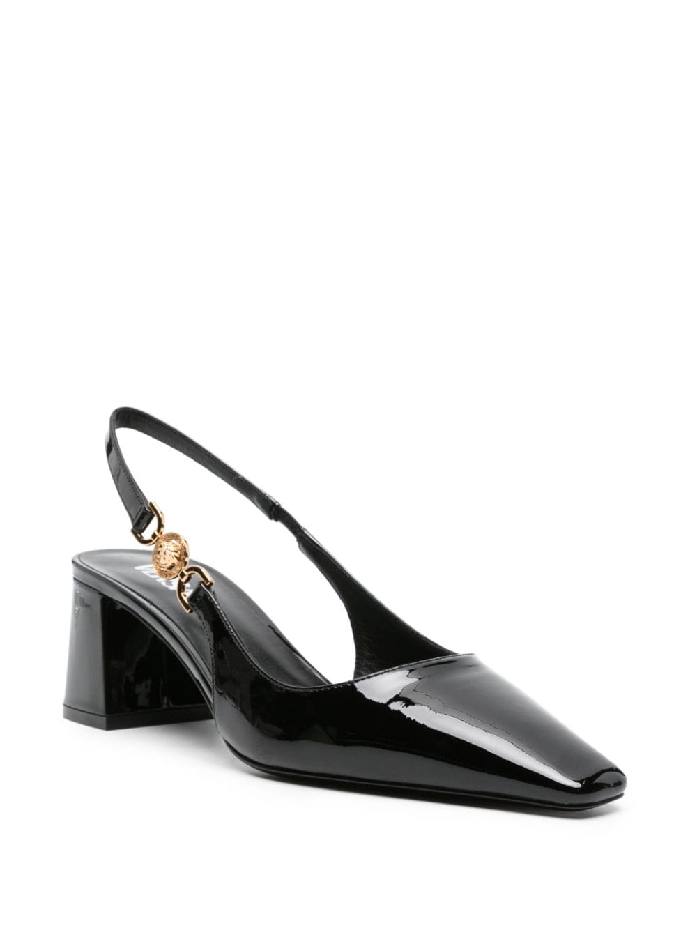 Versace VERSACE- Patent Leather Slingback Pumps