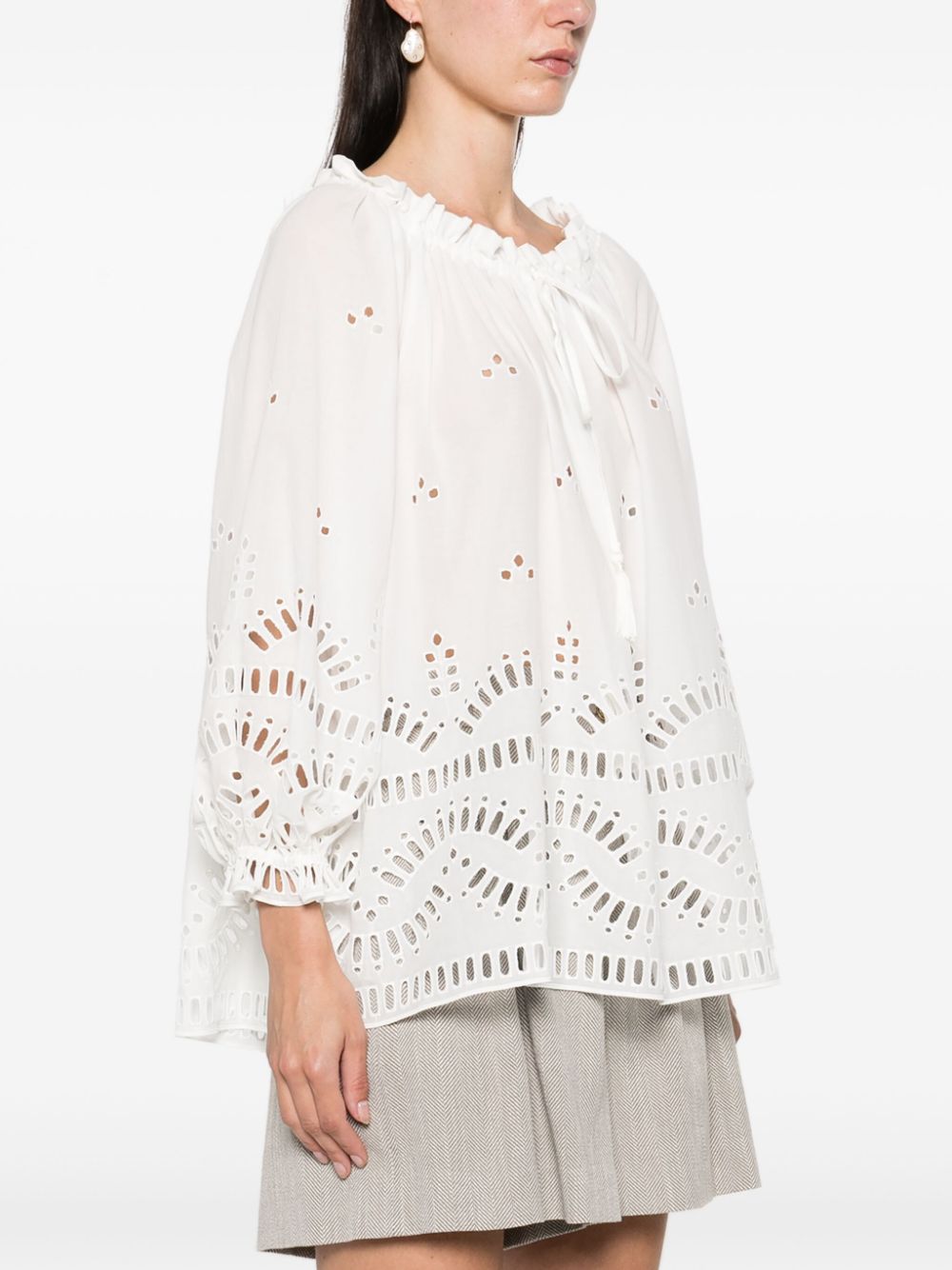 Ermanno ERMANNO- Off-shoulders Blouse