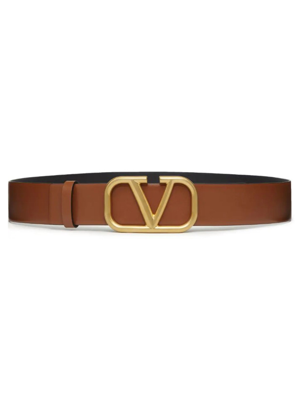 VALENTINO GARAVANI VALENTINO GARAVANI- Leather Belt With Logo Buckle