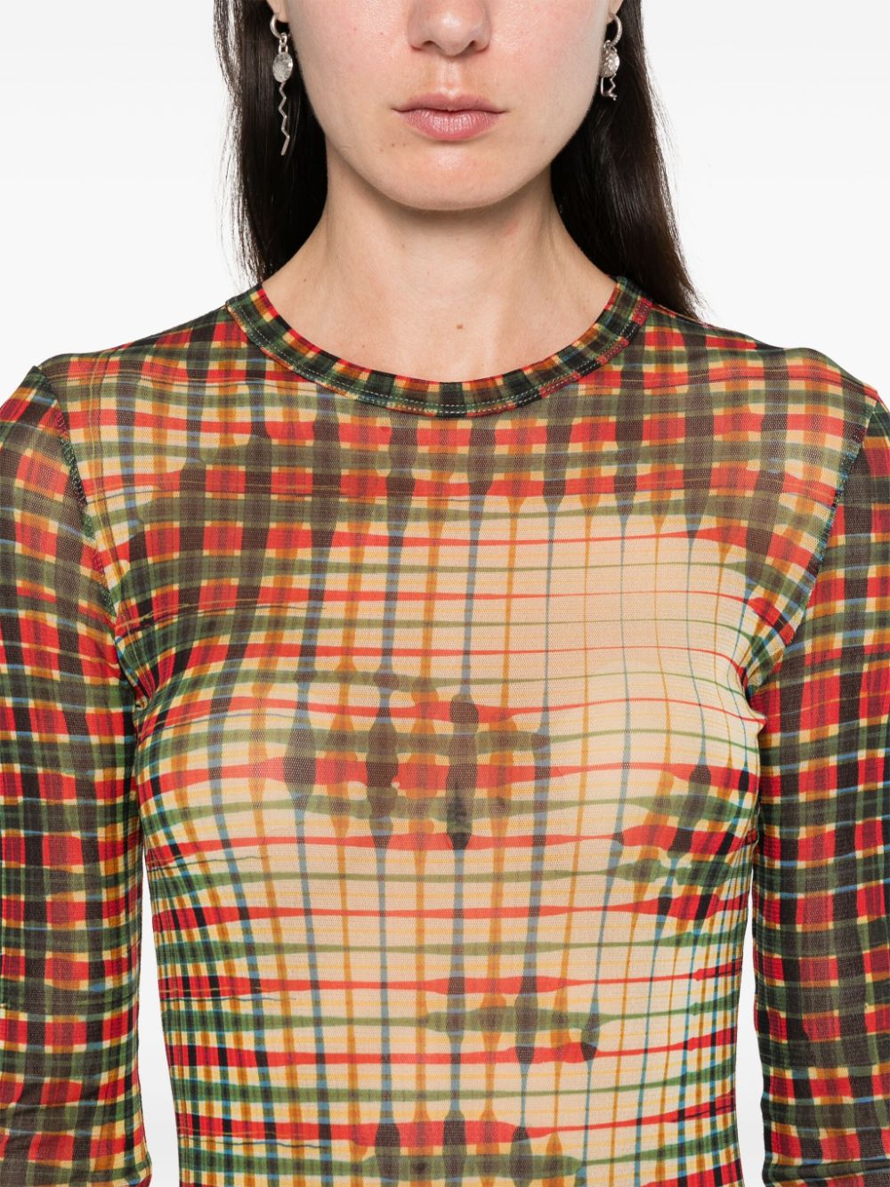 Jean Paul Gaultier JEAN PAUL GAULTIER- Tartan Face Long Dress