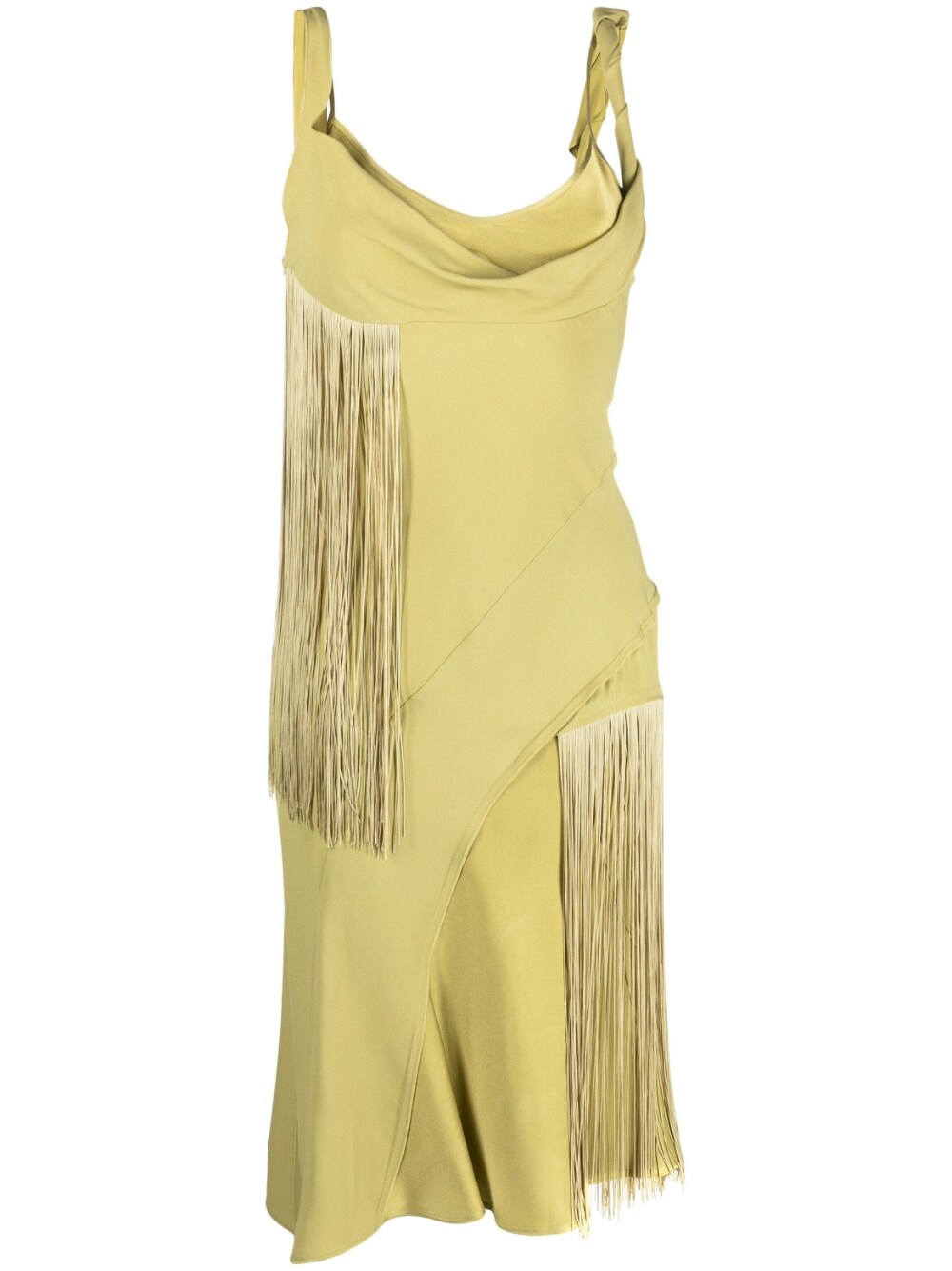 Victoria Beckham VICTORIA BECKHAM- Asymmetric Fringe Mini Dress