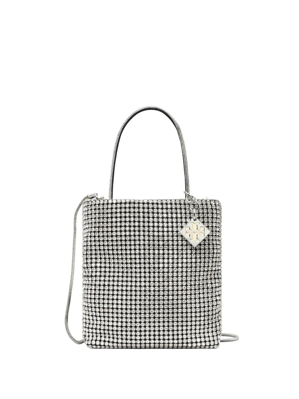 Tory Burch TORY BURCH- Crystal Embellished Mini Bucket Bag