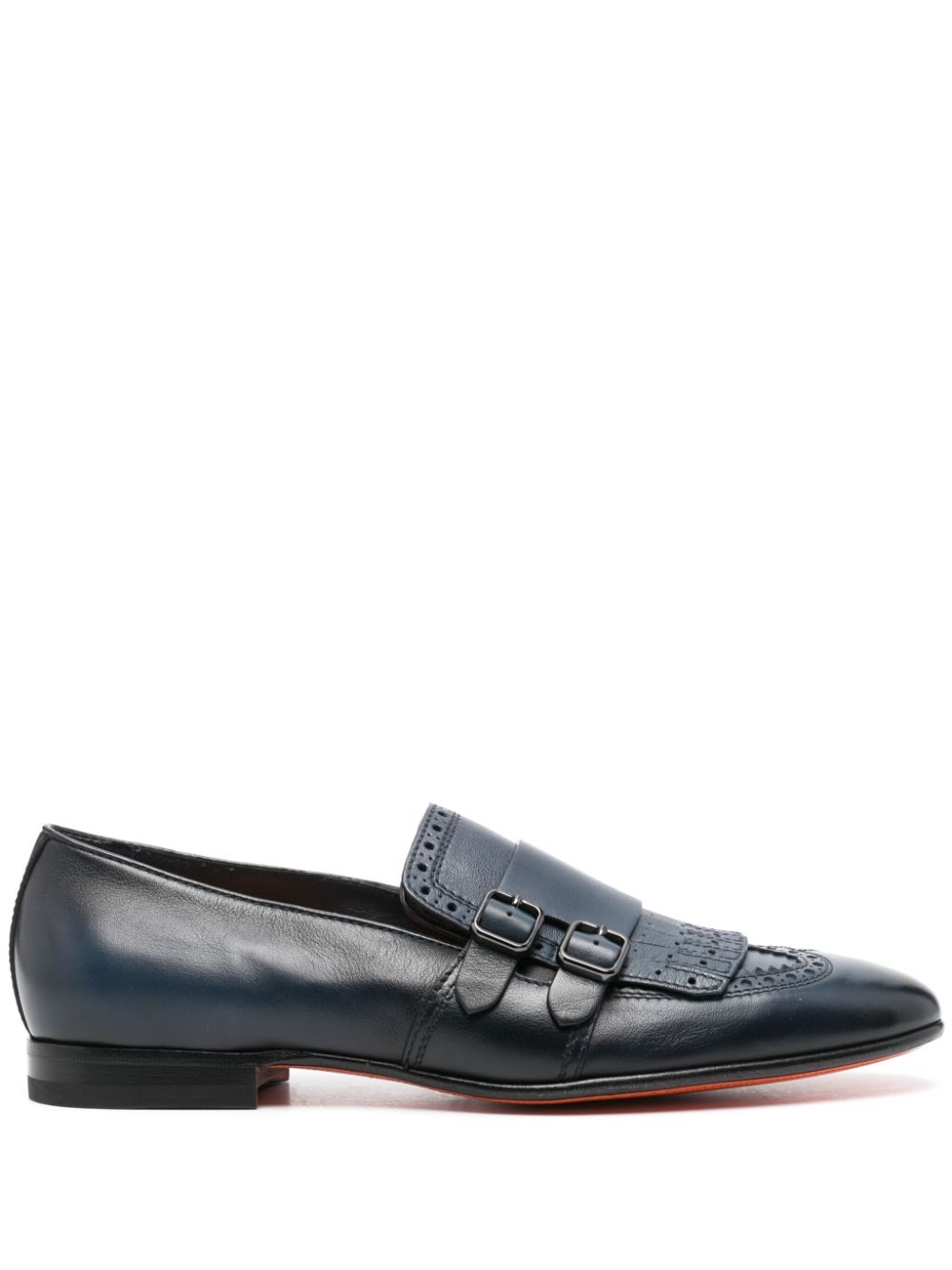 Santoni SANTONI- Leather Mocassin