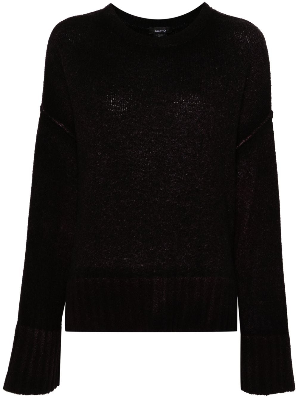 Avant Toi AVANT TOI- Wool Adn Cashmere Blend Crewneck Sweater