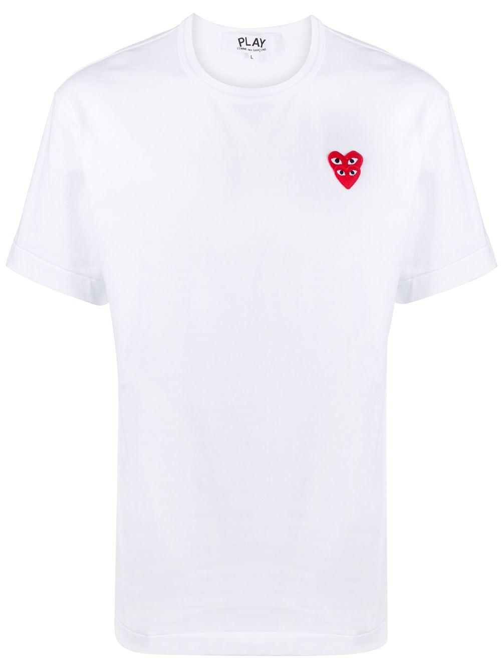 Comme Des Garçons Play COMME DES GARCONS PLAY- Cotton Logo T-shirt