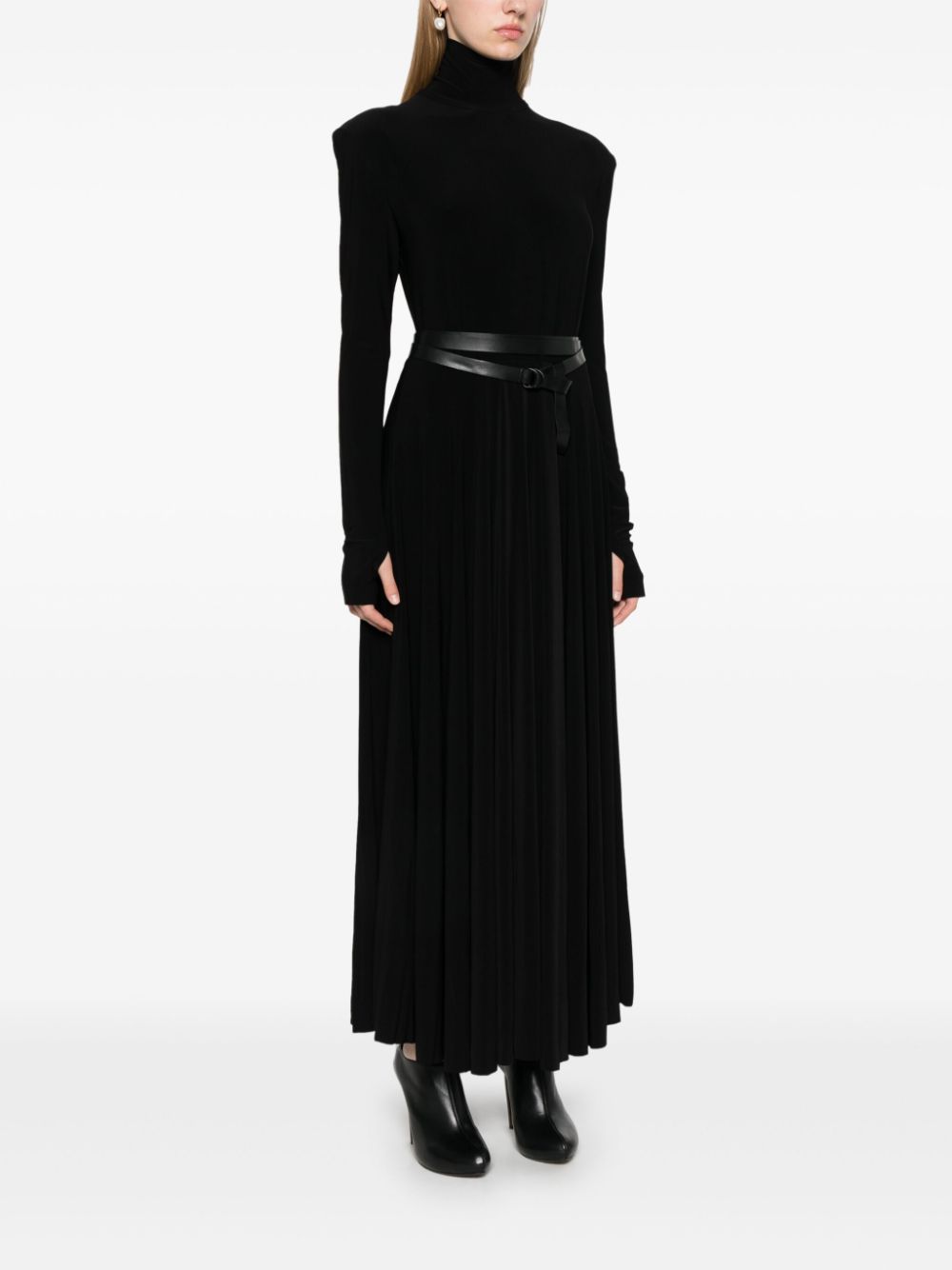 Norma Kamali NORMA KAMALI- High-neck Long Dress