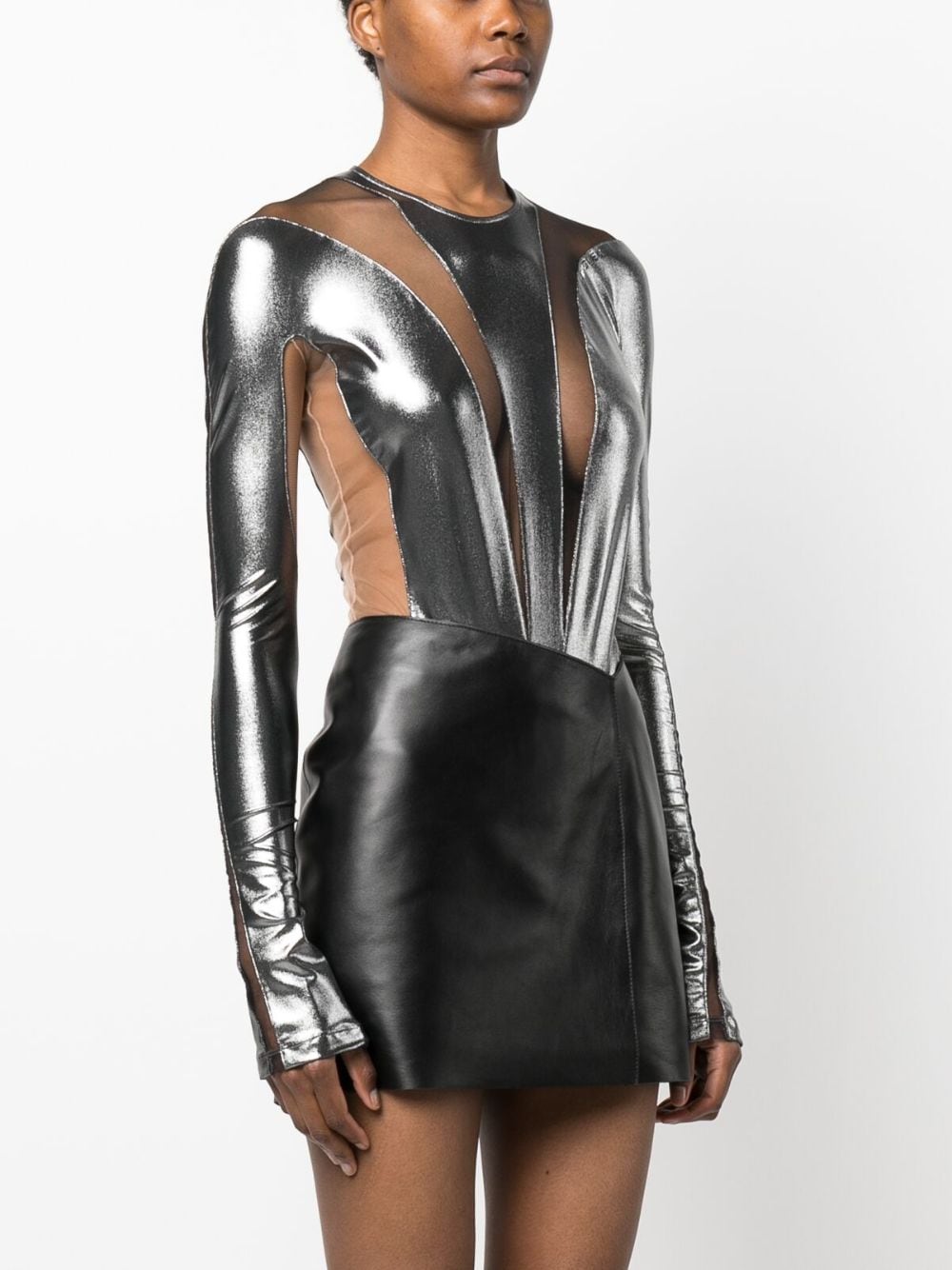 Mugler MUGLER- Long Sleeve Bodysuit