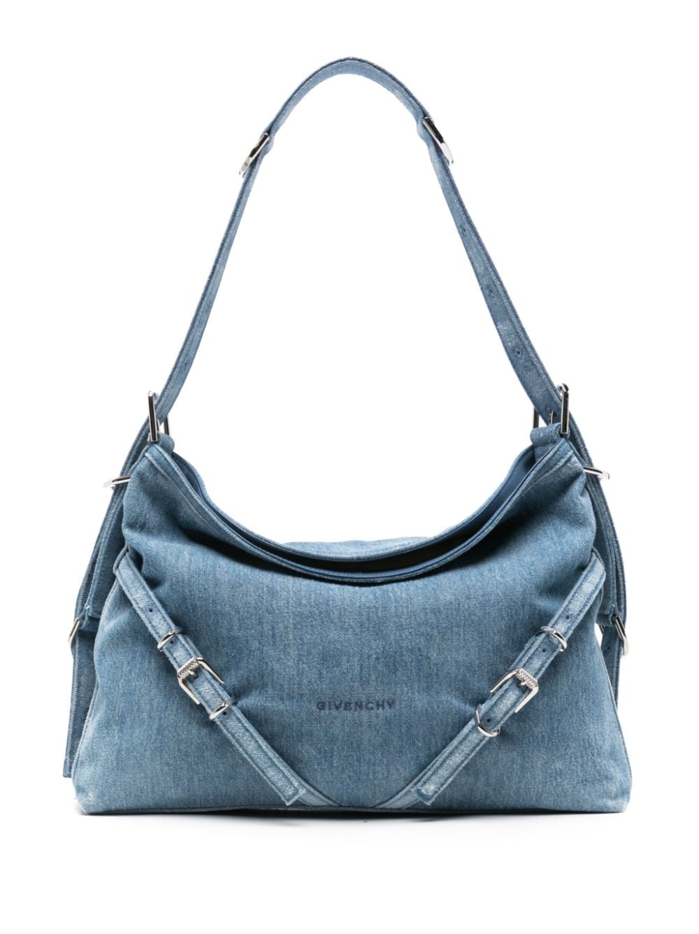 Givenchy GIVENCHY- Voyou Denim Shoulder Bag