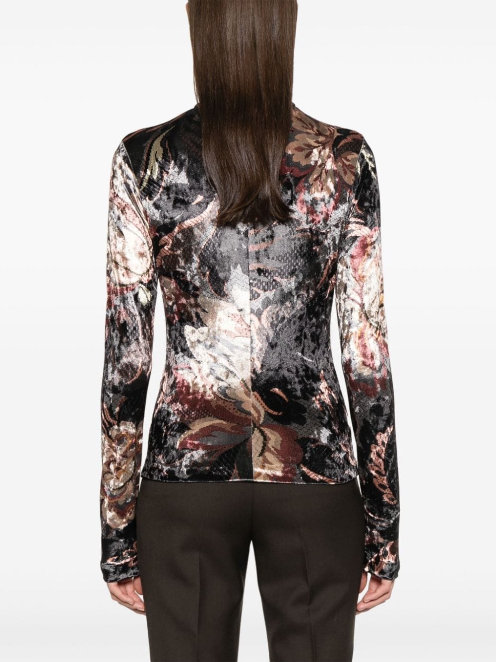 Etro ETRO- Printed High-neck Sweater