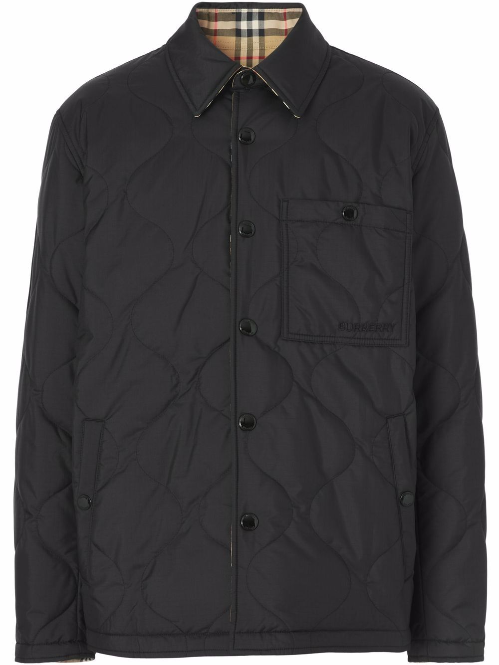 Burberry BURBERRY- Check Motif Reversbile Jacket