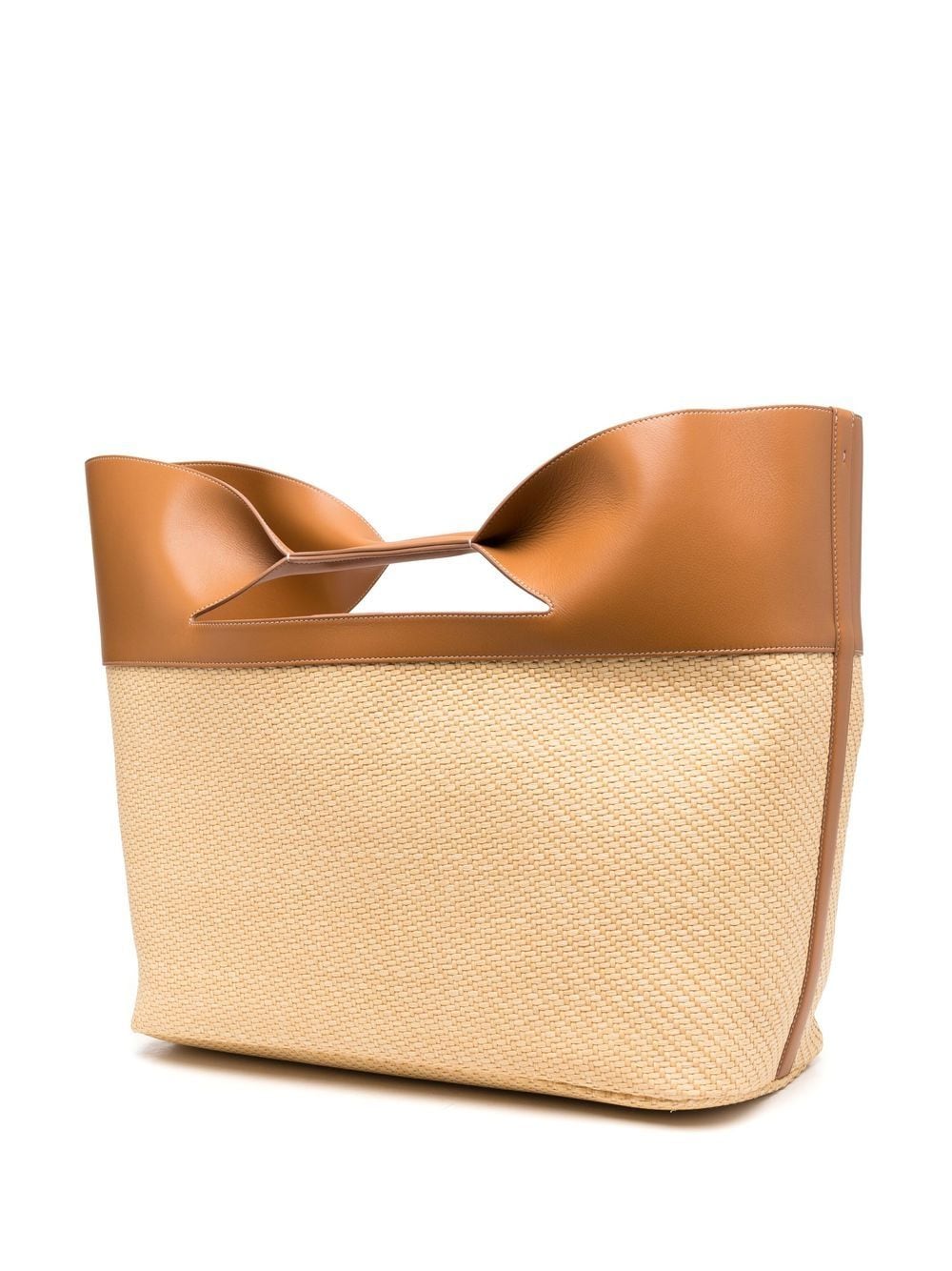 Alexander McQueen ALEXANDER MCQUEEN- The Bow Straw Large Tote