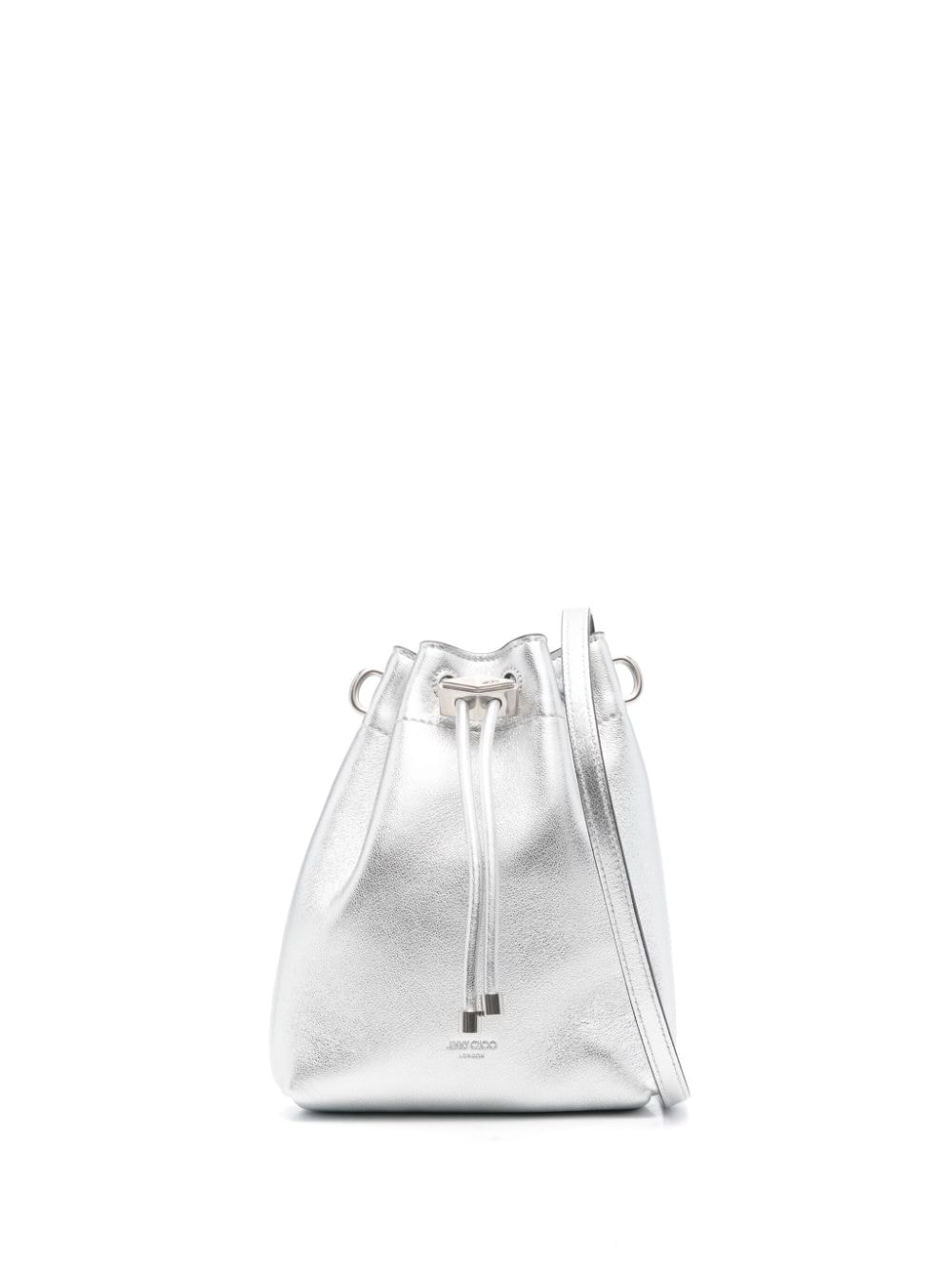 Jimmy Choo JIMMY CHOO- Bon Bon Metallic Leather Mini Bucket Bag