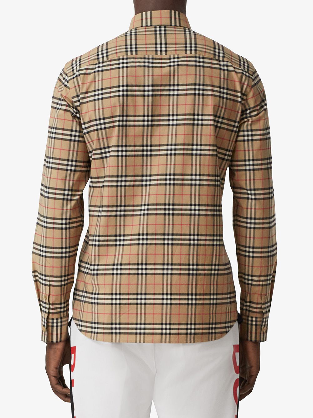 Burberry BURBERRY- Check Motif Cotton Shirt