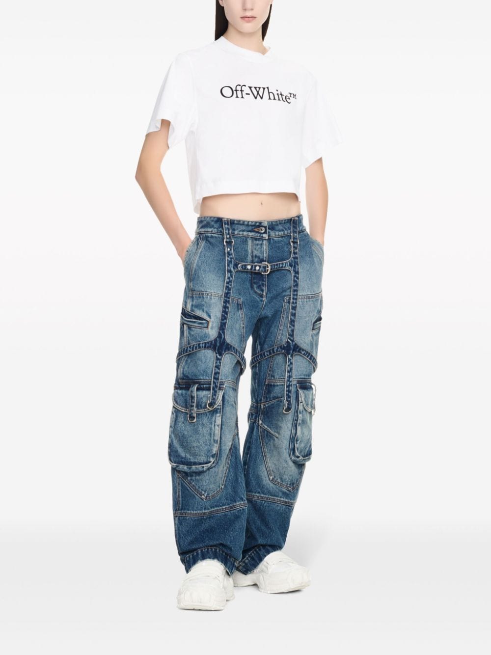 OFF-WHITE OFF-WHITE- Cargo Denim Jeans